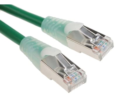 Product image for Patch cord Cat 5e FTP PVC 0.5m Green