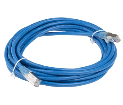 Product image for Patch cord Cat 5e FTP PVC 5m Blue