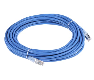 Product image for Patch cord Cat 5e FTP PVC 10m Blue