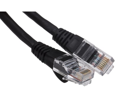 Product image for Patch cord Cat 6 UTP PVC 0.5m Black