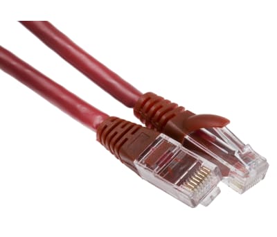 Product image for Patch cord Cat 6 UTP PVC 0.5m Red