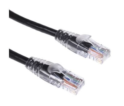 Product image for Patch cord Cat 5e UTP PVC 1m Black