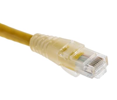 Product image for Patch cord Cat 6 UTP PVC 10m Yellow