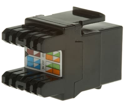 Product image for Jack Cat 6 UTP with shutter Black