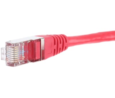 Product image for Patch cord Cat 5e FTP PVC 3m Red