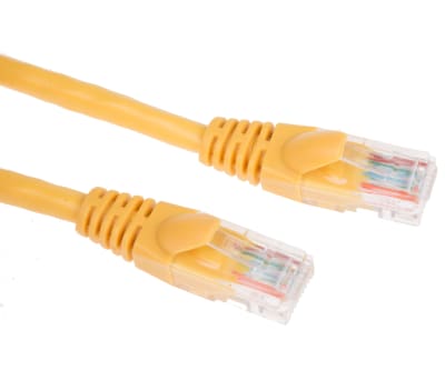 Product image for Patch cord Cat 5e UTP PVC 5m Yellow