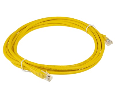 Product image for Patch cord Cat 5e UTP PVC 3m Yellow