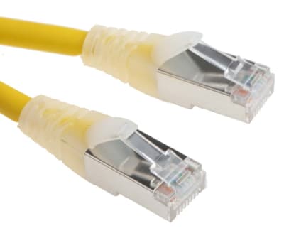 Product image for Patch cord Cat 6 FTP LSZH 2m Yellow