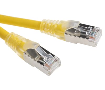 Product image for Patch cord Cat 6 FTP LSZH 5m Yellow