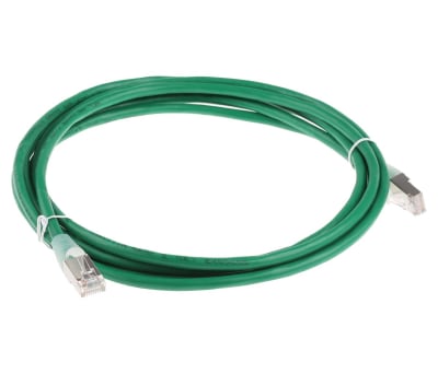 Product image for Patch cord Cat 5e FTP PVC 3m Green