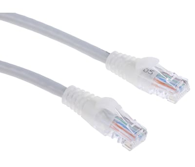 Product image for PATCH CORD CAT 5E UTP PVC 10M GREY