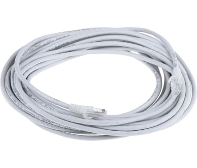 Product image for PATCH CORD CAT 5E UTP PVC 10M GREY