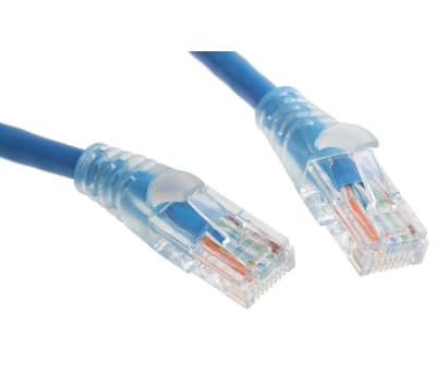 Product image for Patch cord Cat 5e UTP PVC 1m Blue