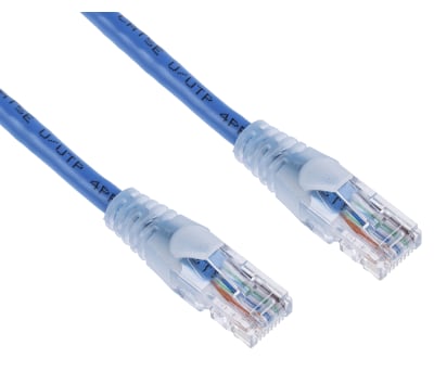 Product image for Patch cord Cat 5e UTP PVC 10m Blue