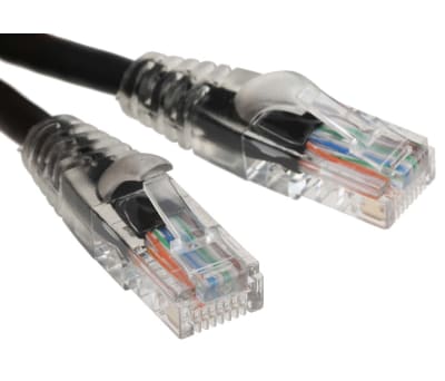 Product image for Patch cord Cat 5e UTP PVC 2m Black