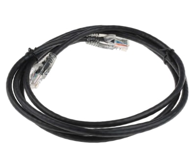 Product image for Patch cord Cat 5e UTP PVC 2m Black