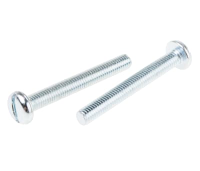 Product image for ZnPt steel slot pan head screw,M5x40mm