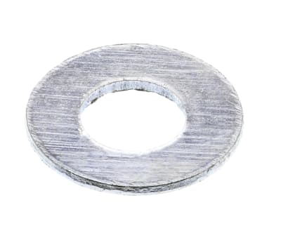 Product image for Zinc plated steel plain washer,M2