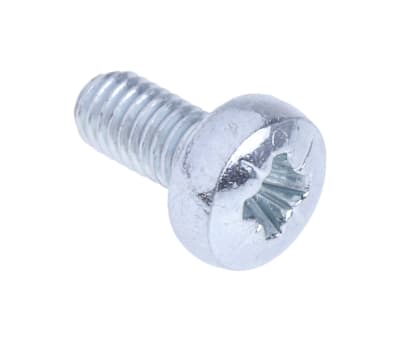 Product image for ZnPt steel cross pan head screw,M3x6mm