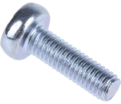 Product image for ZnPt steel cross pan head screw,M3x10mm