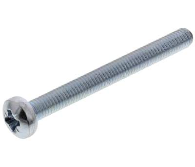 Product image for ZnPt steel cross pan head screw,M3x30mm