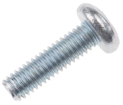 Product image for ZnPt steel cross panhead screw,M3.5x12mm