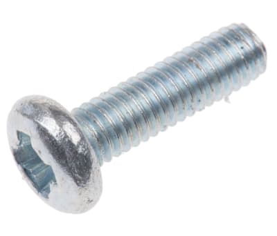 Product image for ZnPt steel cross panhead screw,M3.5x12mm