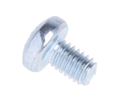 Product image for ZnPt steel cross pan head screw,M4x6mm