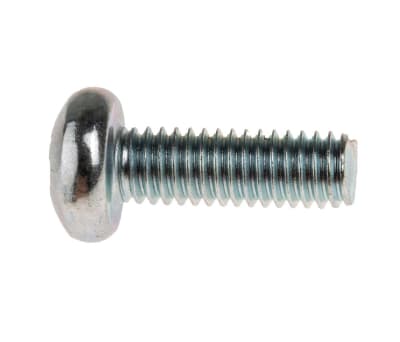 Product image for ZnPt steel cross pan head screw,M4x12mm
