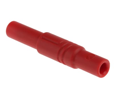 Product image for Safety connector 4mm�LAS SG red