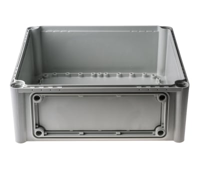 Product image for IP67 enclosure w/grey lid,280x280x130mm