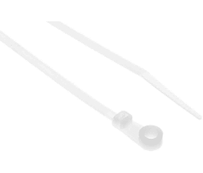 Product image for Nylon M4 screw mount cable tie,170x3.7mm