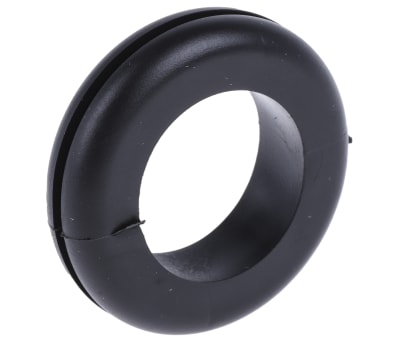 Product image for PVC Cable Grommet, 18.5mm cable hole dia