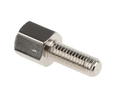 Product image for Brass M-F threaded hex spacer,M3x5mm