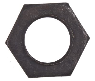 Product image for Blk enamel steel locknut,M16x2.87mm T