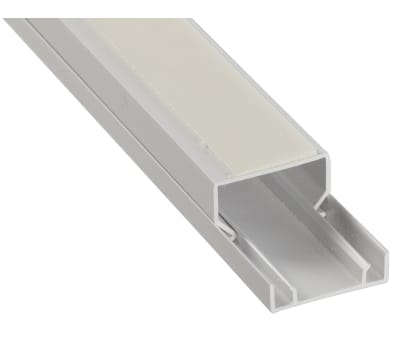 Product image for Schneider Electric White Mini Trunking Self-Adhesive, W25 mm x D16mm, L3m, uPVC