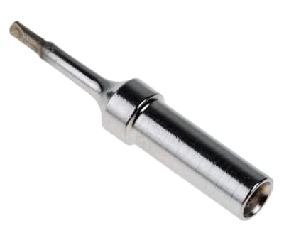 Product image for Weller ETR 1.6 mm Straight Chisel Soldering Iron Tip for use with WEP 70