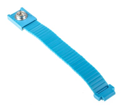 Product image for 10mm male press stud adj metal wristband