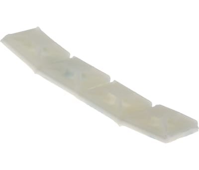 Product image for Natural s/adhesive c/tie base, 13x13mm