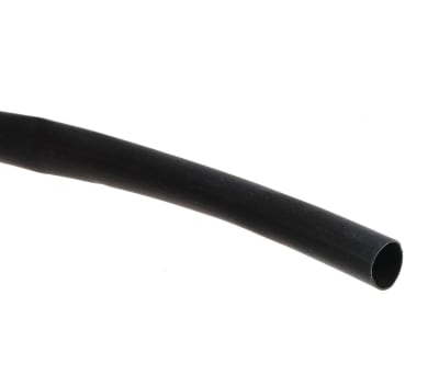 Product image for Black heatshrink tubing,6.4mm bore