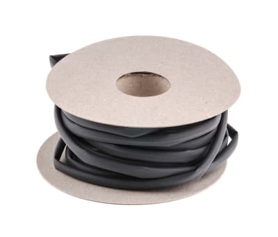 Product image for Black heatshrink tubing,6.4mm bore