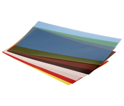 Product image for Assorted plastic shim stock,12x6in