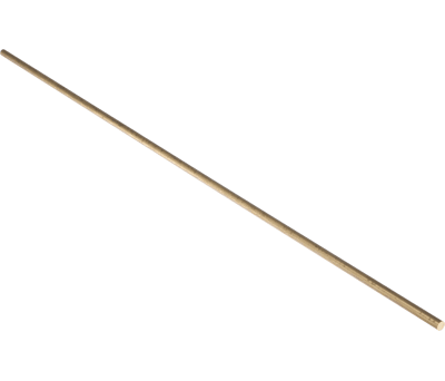 Product image for Brass rod stock,500mm L 6mm dia