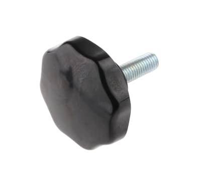 Product image for Phenolic male star knob,M10x30mm