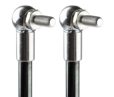 Product image for Camloc Steel Gas Strut, with Ball & Socket Joint, End Joint 200mm Stroke Length