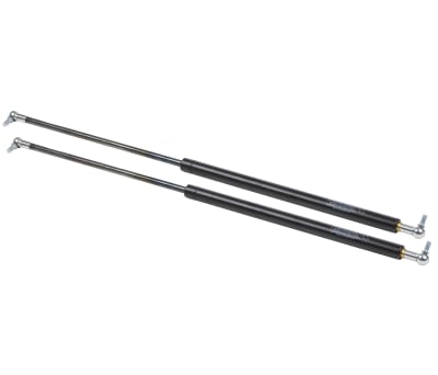 Product image for Camloc Steel Gas Strut, with Ball & Socket Joint, End Joint 400mm Stroke Length