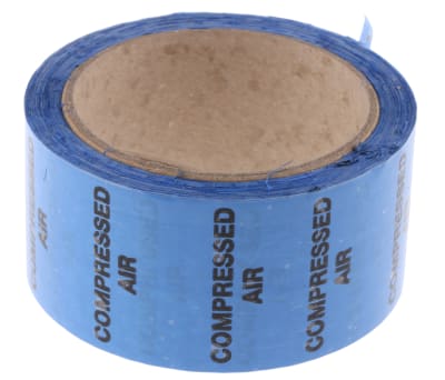 Product image for Pipe marking tape 'COMPRESSED AIR',50mm