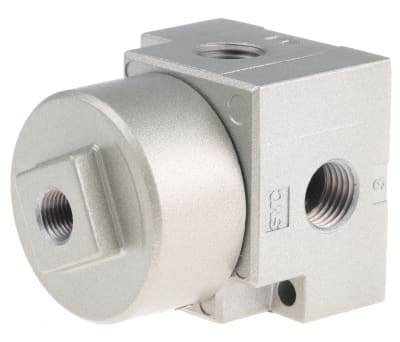 Product image for 1/4in 3/2 poppet pilot/spring valve