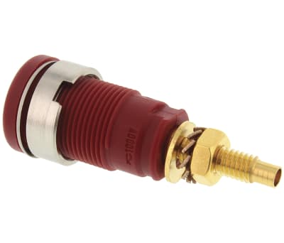 Product image for SOCKET 4MM, EB260G, RED