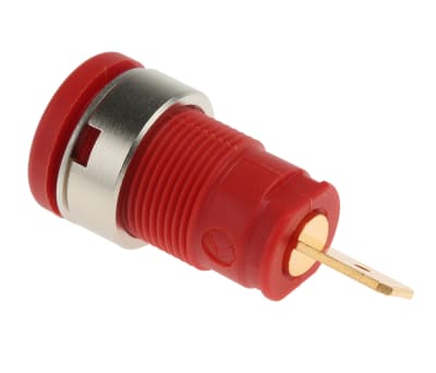 Product image for SOCKET 4MM, EB262-F6.3, RED